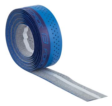 Picture of FORCE HANDLEBAR TAPES  PU WITH EMBOSSED LOGO BLUE